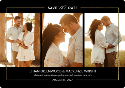Save Date Showcase Photo Card, 5x7