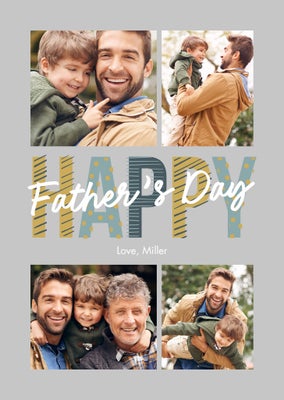 Scripted Fathers Day Folded Card, 5x7