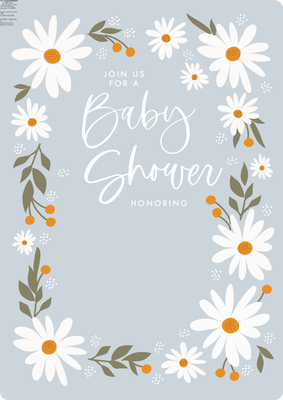 Baby Shower Daisies Photo Card, 5x7