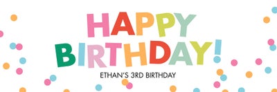 Celebrate Birthday Festive Banners