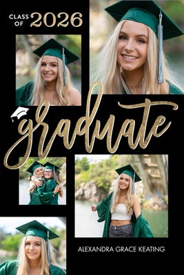 Portrait Grad 2026 Graduate Poster Prints