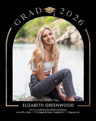 Portrait Grad 2026 Arch Board Prints