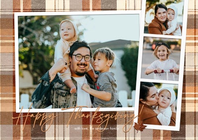 Thanksgiving Filmstrip Photo Card, 5x7