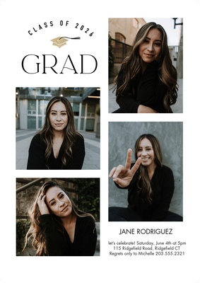 Grad 2026 Class Photo Card, 5x7
