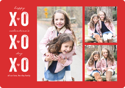 Valentine XO Photo Card, 5x7
