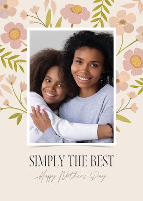 Simply The Best Folded Card, 5x7