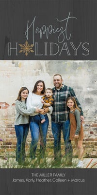 Mixed Type Photo Card, Square, 4x8