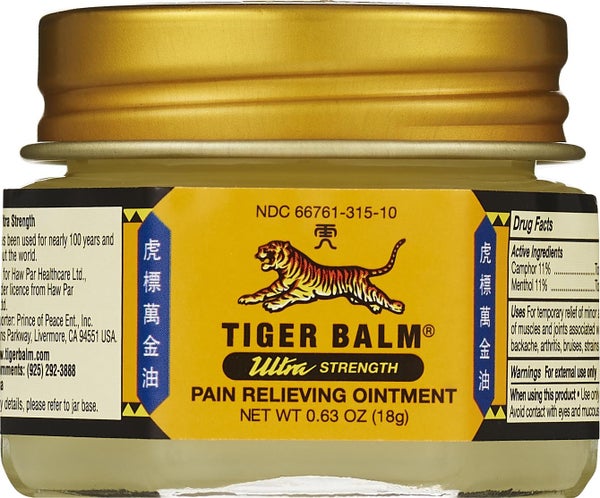 Tiger Balm Sports Rub Ultra Strength Pain Relieving Ointment