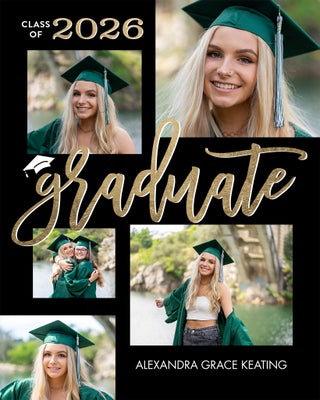Portrait Grad 2026 Graduate Board Prints