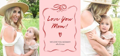 Modern Mom Bow Frame Mugs