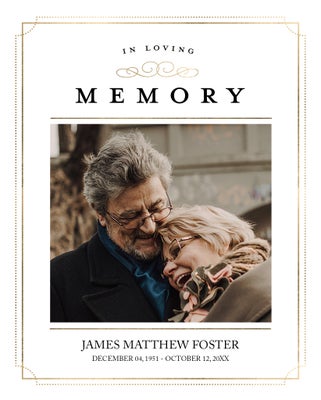 Portrait Memorial Classic Board Prints