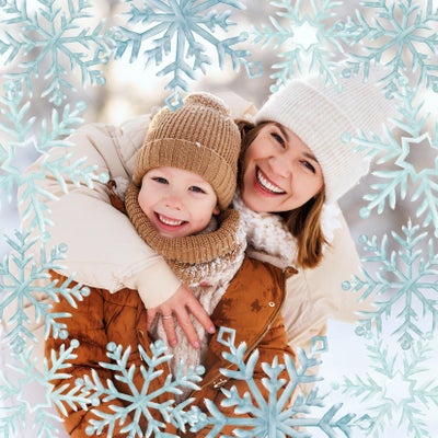 Snow Kissed Keepsakes Acrylic Magnet, 2x2