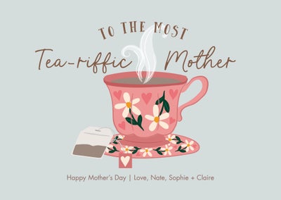 Teariffic Mom Folded Card, 5x7