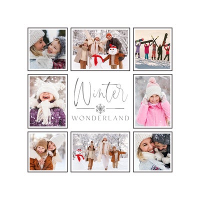 Winter Collage Canvas Prints