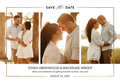 Save Date Showcase Photo Card, 5x7