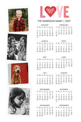 Portrait 2027 Heart Love Poster Prints