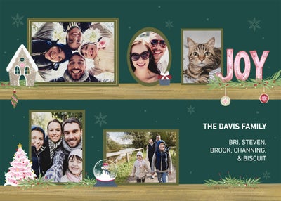 Holiday Joy and Memories Photo Card, 5x7