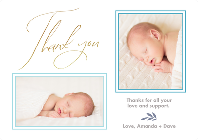 Oh Baby Photo Card, 5x7
