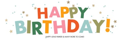 Celebrate Birthday Stars Banners