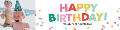 Celebrate Birthday Festive Vinyl Banners