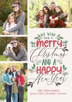 Joyful Display Photo Card, 5x7