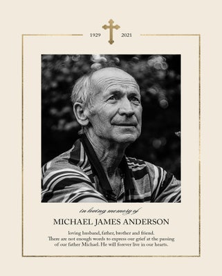 Portrait Memorial Star Frame Board Prints