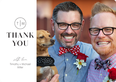 Thankful Couple Photo Card, 5x7