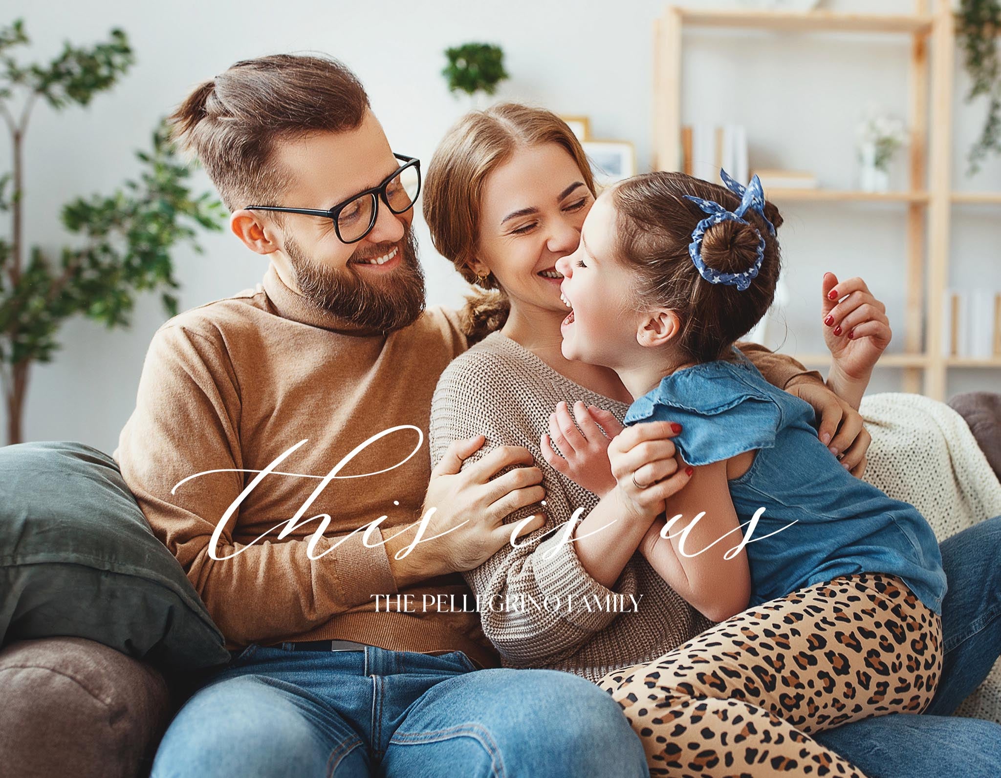 Canvas Prints 5x7 This Is Us Customizable in White, Horizontal