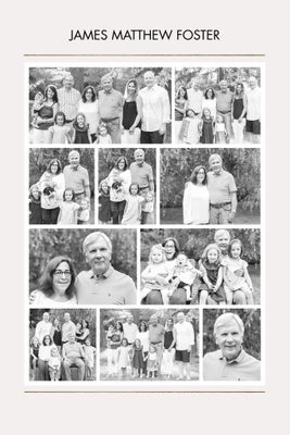 Portrait Memorial Script Gallery Poster Prints