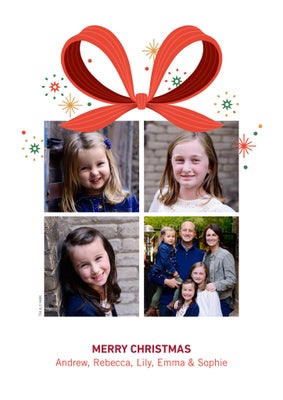 Tied With A Bow Photos Photo Card, 5x7