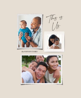 This Is Us Photo Collage Framed Canvas, 11x14