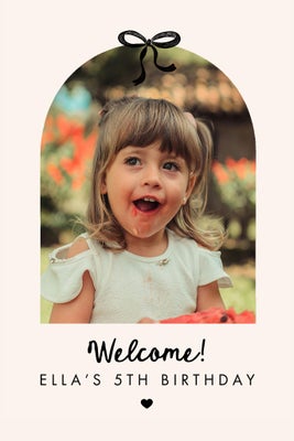Portrait Bow Arch Poster Prints