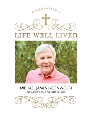 Portrait Memorial Cross Board Prints
