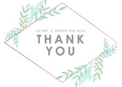Eucalyptus Elegance Folded Card, 5x7