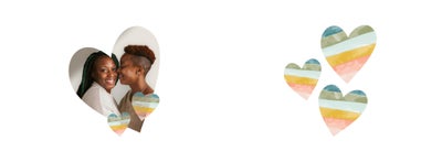 Watercolor Heart Travel Tumbler, 22oz