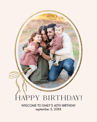 Portrait Oval Frame Board Prints