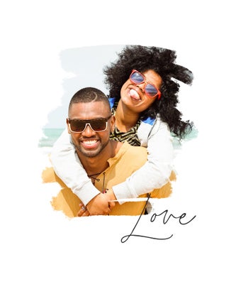 Paint Stroke Love Canvas Prints