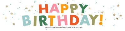 Celebrate Birthday Stars Banners