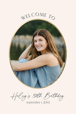 Portrait Classic Oval Poster Prints