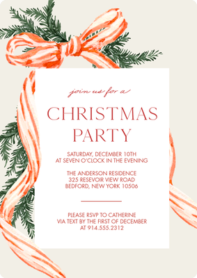 Christmas Invite Merry Photo Card, 5x7