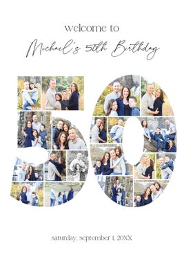 Portrait Birthday 50 Poster Prints