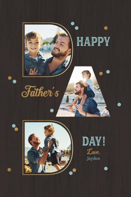 Stacked Dad Magnets