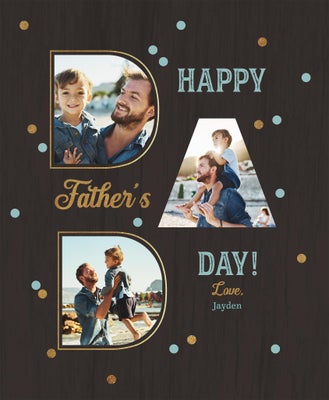Stacked Dad Canvas Prints