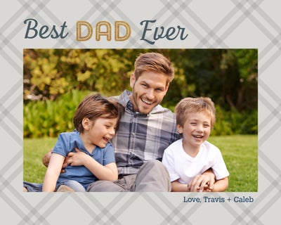 Plaid Dad Poster Prints