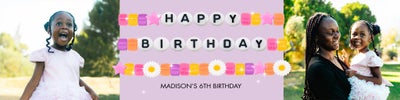 Celebrate Birthday Friendship Banners