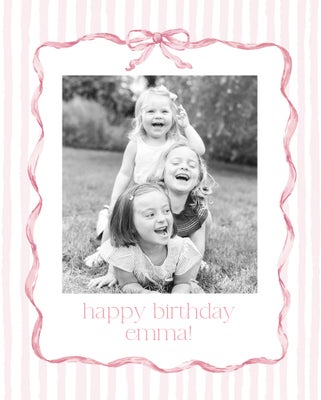 Portrait Stripes Ribbon Board Prints