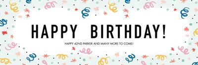 Celebrate Birthday Confetti Vinyl Banners
