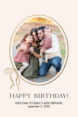 Portrait Oval Frame Poster Prints