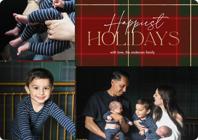 Holiday Modern Photo Card, 5x7