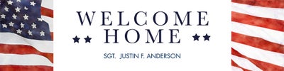 Celebrate Flag Vinyl Banners